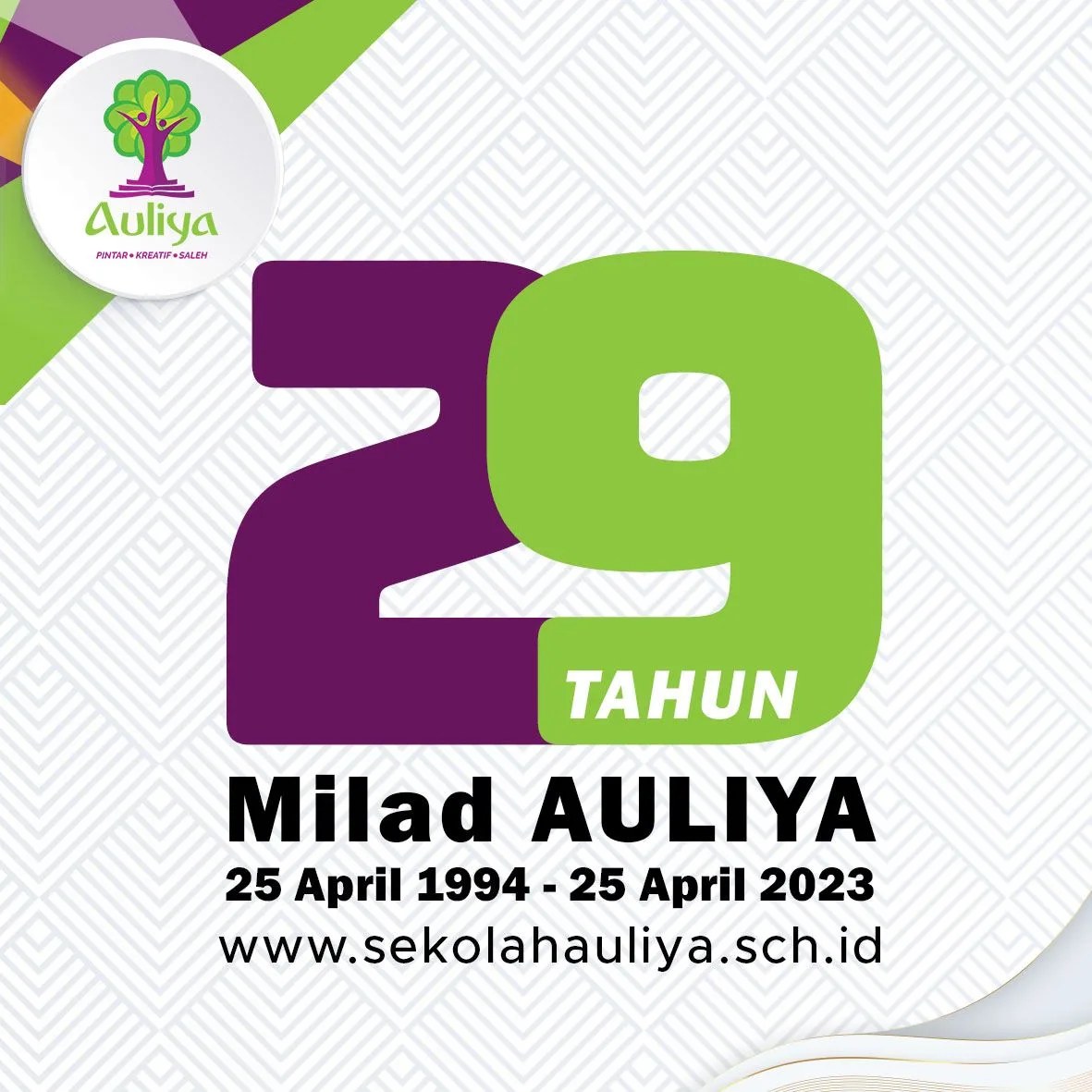  29 TAHUN SEKOLAH ISLAM TERPADU AULIYA