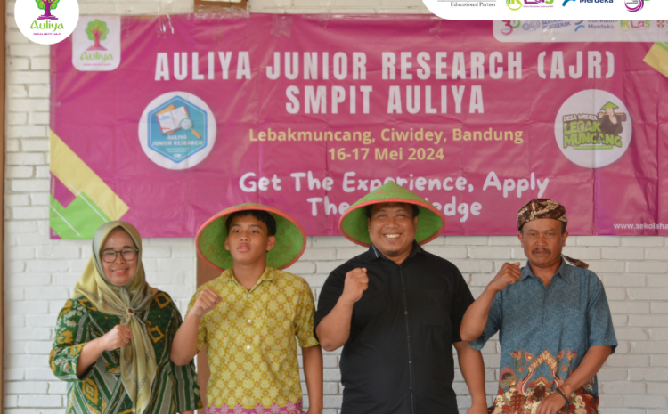  SMPIT Auliya Gelar Program Utama Kelas 8 Auliya Junior Research di Desa Wisata Lebakmuncang